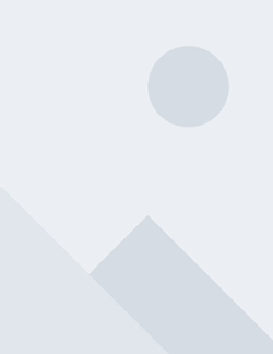 Stock placeholder image with grayscale geometrical mountain landscape